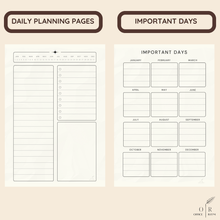 Load image into Gallery viewer, OFFICE RITM™ Letter Checkered PU Leather 1 inch Round 3 Ring Binder with 8.5 x 11 Inch Loose Leaf Note Paper