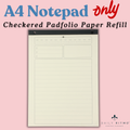 DAILY RITMO® A4 Notepad Paper Refill for Padfolio