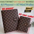 DAILY RITMO® "ON-THE-GO" Bundle - A5 Planner plus A7 Mini Wallet