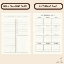 Load image into Gallery viewer, OFFICE RITM™ PU Checkered Leather A5 Six Ring Binder Planner Cover with 160 Pages of Daily To Do List
