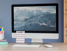 Load image into Gallery viewer, Small to-Do Sticky Notes, Lilac Color Lined Paintbrush Font Title to-Do List Notepad, 50 Pages, 4x6&quot;
