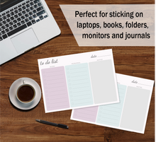 Load image into Gallery viewer, Daily Planner Notepad: Work Home to-Do List Large Sticky Notes, 8x6&quot;
