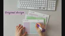 Load and play video in Gallery viewer, Daily Planner Notepad: Work Home to-Do List Large Sticky Notes, 8x6&quot;
