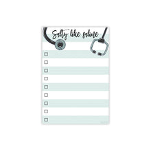 Load image into Gallery viewer, Funny Nurse Small to Do List Sticky Notes: Salty Like Saline, 50 Pages 4x6&quot;, Gift for Nurses, Doctors, RN, CNA
