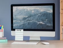 Load image into Gallery viewer, Small to-Do Sticky Notes, Turquoise Color Lined Paintbrush Font Title to-Do List Notepad, 50 Pages, 4x6&quot;

