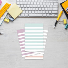 Load image into Gallery viewer, DAILY RITMO Large Lined Sticky Notes, Pastel Collection, 4 in x 6 in, 50 Sheets/Pad, 4 Pads
