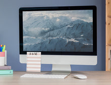Load image into Gallery viewer, Small to-Do Sticky Notes, Peach Color Lined Paintbrush Font Title to-Do List Notepad, 50 Pages, 4x6&quot;

