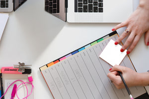 Mini BOJU 3”x3” Dotted Grid Sticky Notes 3-Pack, Great for Quick Reminders and BOJU Journals